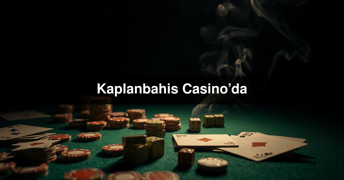 Kaplanbahis Casino’da
